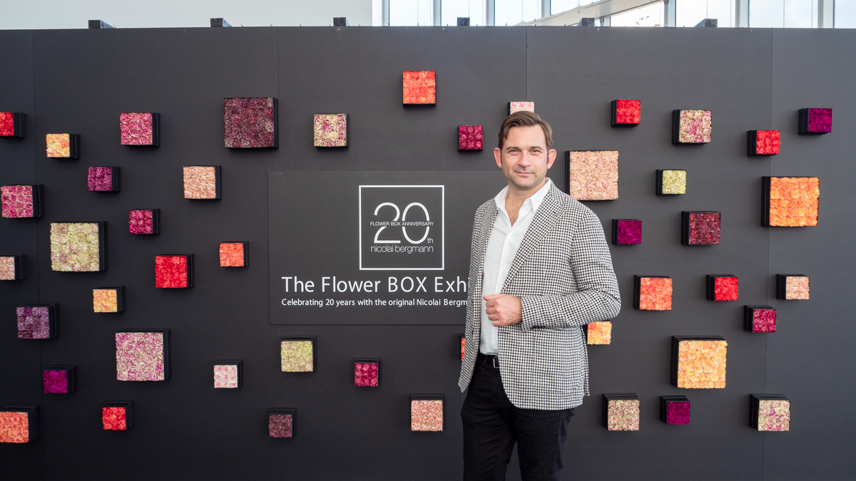 ニコライ バーグマンの展覧会 The Flower Box Exhibition が六本木ヒルズで開催中 South65