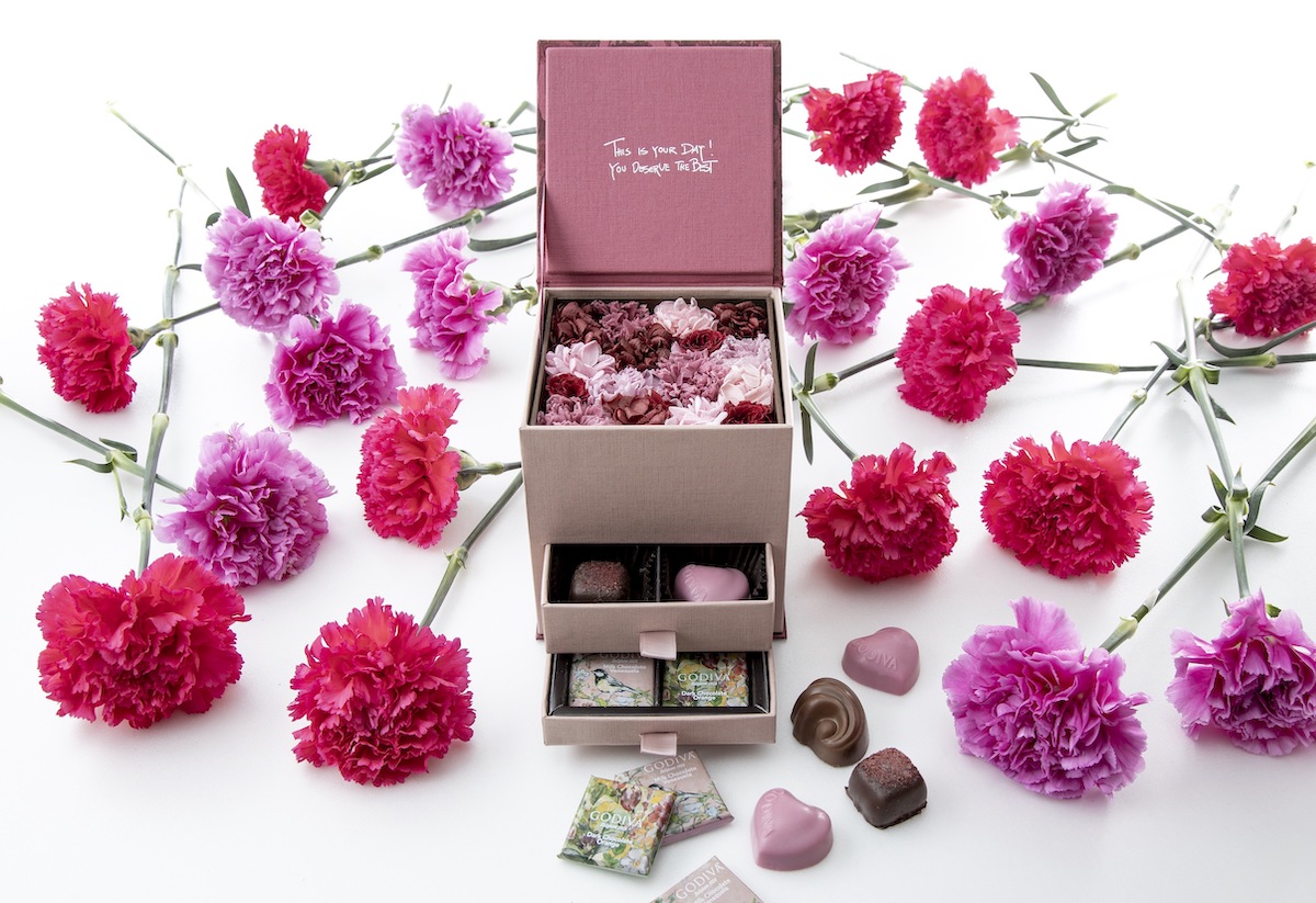 母の日に贈りたいリースボックスセット フラワー・リース 