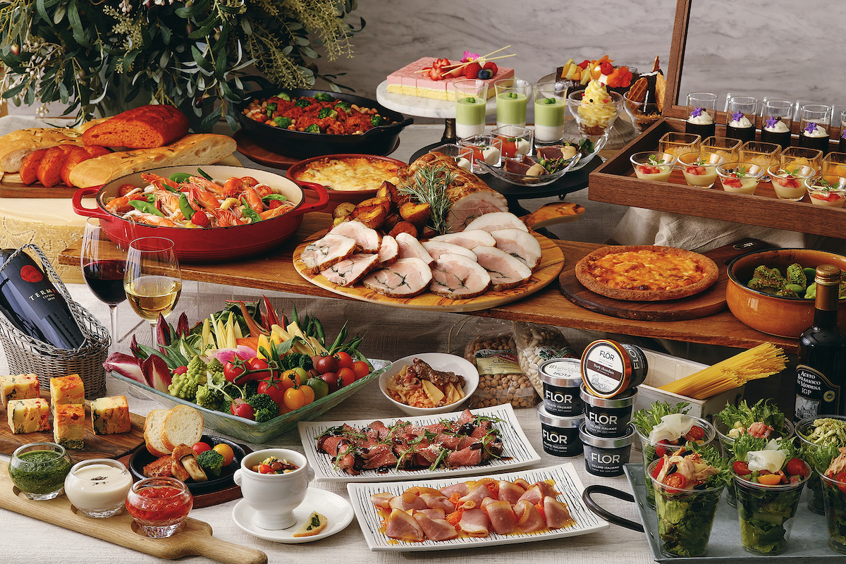 ホテル インターコンチネンタル 東京ベイ「シェフズ ライブ キッチン」 春は美食でイタリアを感じて『春のイタリア美食旅~ハーブ&トマト ヴォー